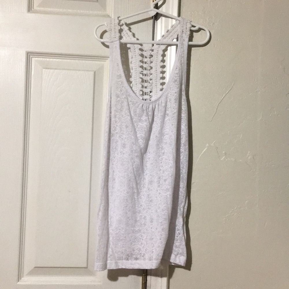 White tank top